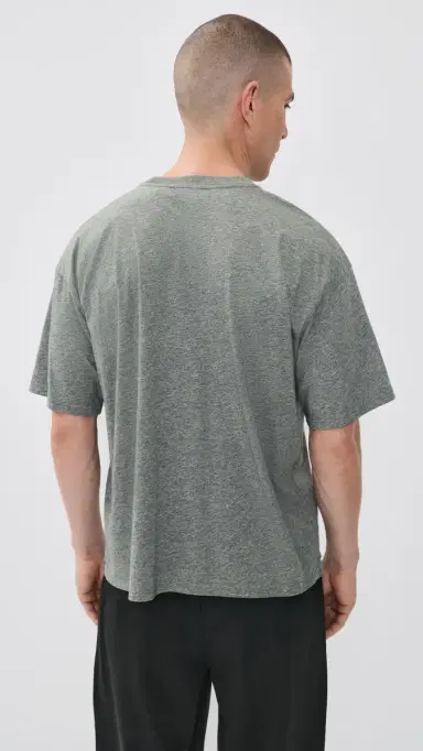 Frame Relaxed Pocket Tee Light Grey Melange L | Thumbnail 3 Frame Relaxed Pocket Tee Light Grey Melange L | Thumbnail 3