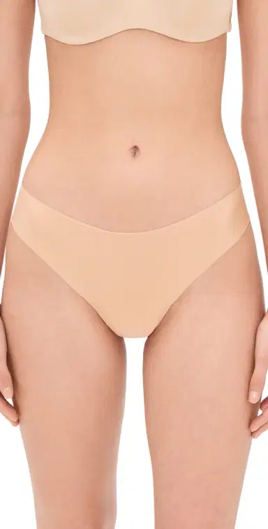 Commando Butter Mid Rise Thong Beige | Thumbnail 1