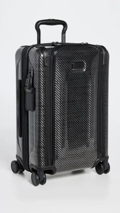 TUMI International Front Pocket Expandable 4 Wheeled Carry-On Black/Graphite One Size | Thumbnail 2