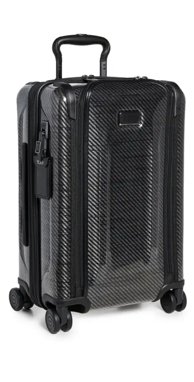 TUMI International Front Pocket Expandable 4 Wheeled Carry-On Black/Graphite One Size | Thumbnail 1