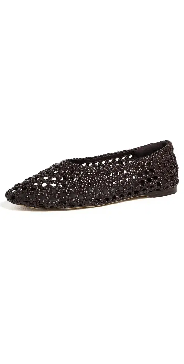Sam Edelman Shira Woven Flats Dark Brown