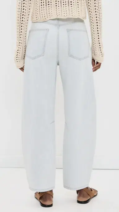DL1961 Miro High Rise Barrel HIGHLUXE Jeans Saltstone (Highluxe) 27 | Thumbnail 3