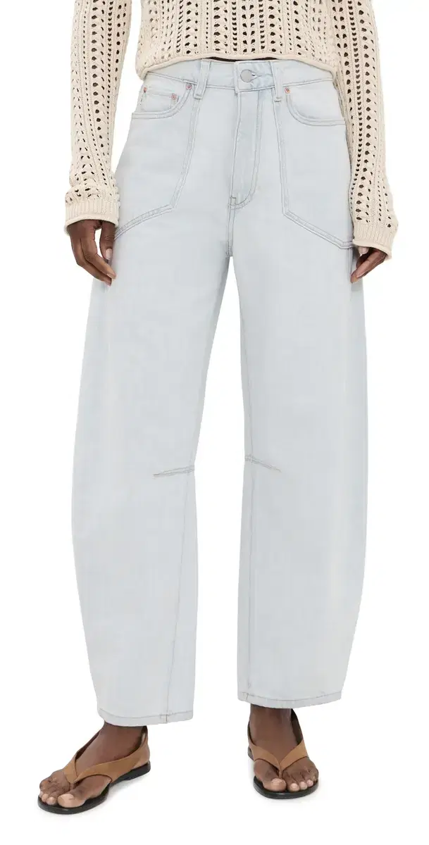 DL1961 Miro High Rise Barrel HIGHLUXE Jeans Saltstone (Highluxe)