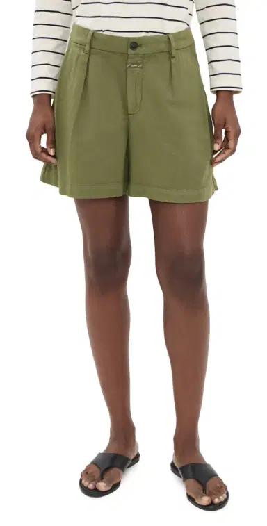 Closed Revyl Twill Shorts Hunter Green | Thumbnail 1 Closed Revyl Twill Shorts Hunter Green | Thumbnail 1