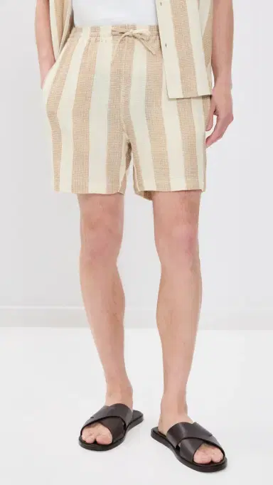 Kardo Olbia Handloom Striped Shorts 6 | Thumbnail 3 Kardo Olbia Handloom Striped Shorts 6 | Thumbnail 3