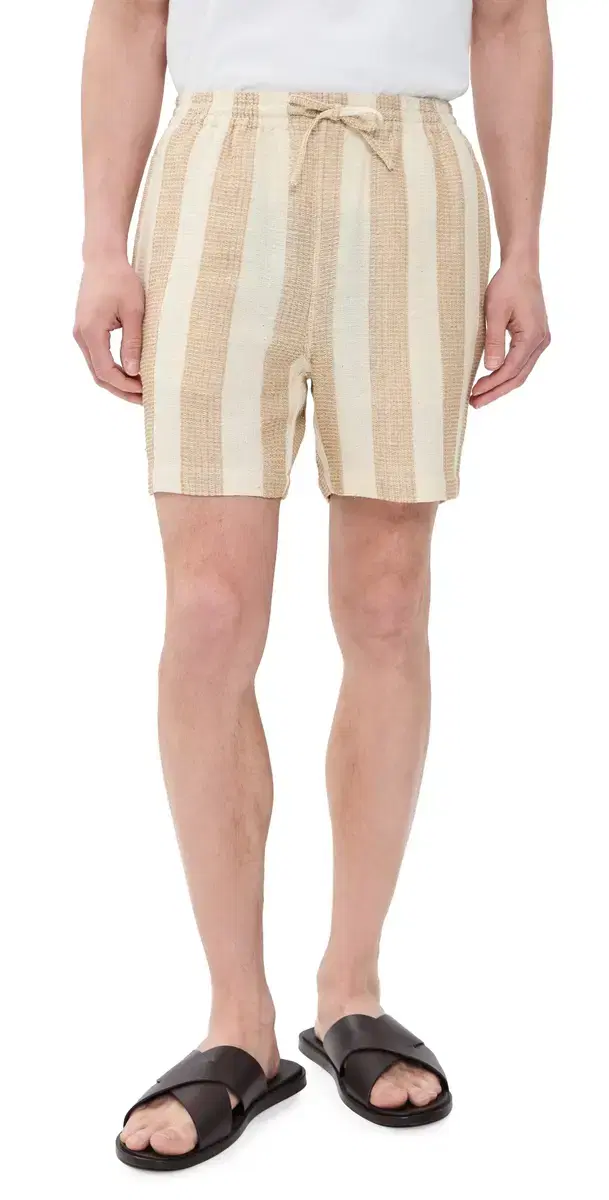 Olbia Handloom Striped Shorts 6