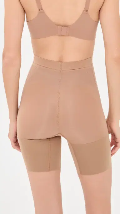 SPANX sculpt GoFigure Mid Thigh Shorts Cinnamon | Thumbnail 3