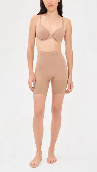 SPANX sculpt GoFigure Mid Thigh Shorts Cinnamon | Thumbnail 5