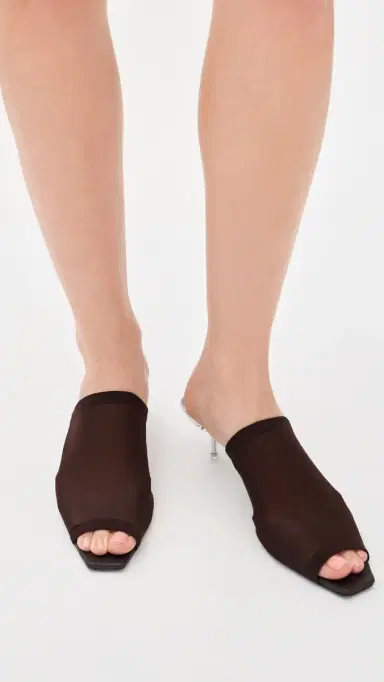 Courrèges Mesh Mules Chocolate | Thumbnail 3 Courrèges Mesh Mules Chocolate | Thumbnail 3