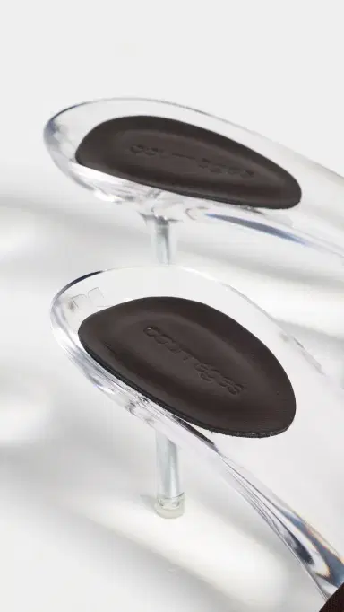 Courrèges Mesh Mules Chocolate | Thumbnail 6 Courrèges Mesh Mules Chocolate | Thumbnail 6