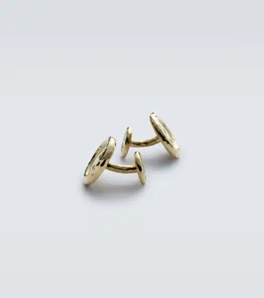 Octavia Elizabeth Button 18kt gold cufflinks | Thumbnail 3
