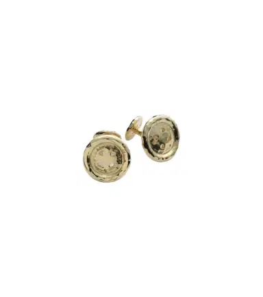 Octavia Elizabeth Button 18kt gold cufflinks | Thumbnail 1