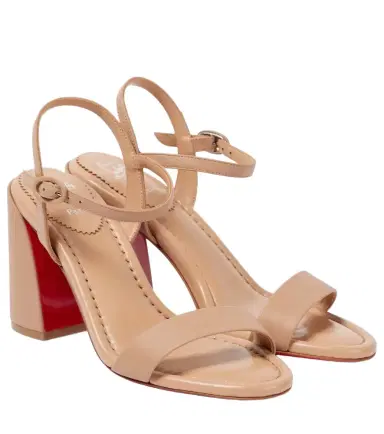 Christian Louboutin Miss Jane leather slingback sandals | Thumbnail 1