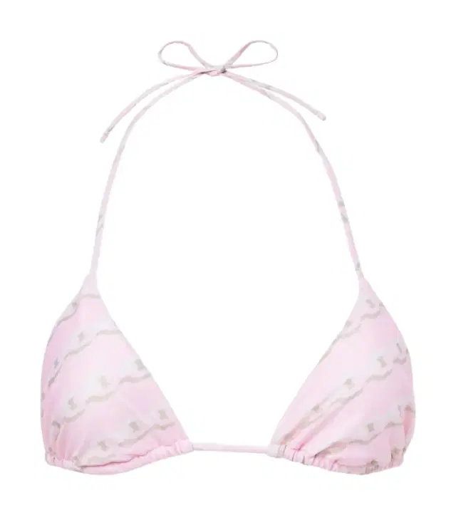 Versace Printed bikini top