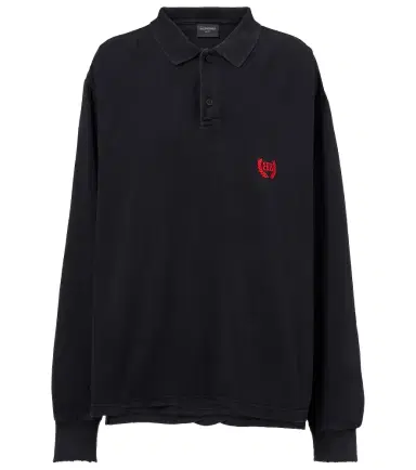Balenciaga Laurel Classic cotton piqué polo shirt | Thumbnail 1