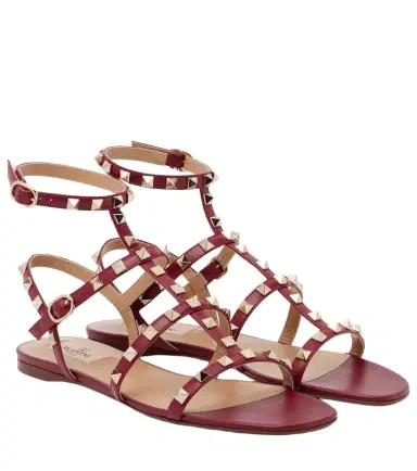 Valentino Garavani Rockstud leather sandals | Thumbnail 1 Valentino Garavani Rockstud leather sandals | Thumbnail 1