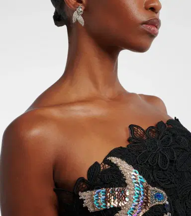 Jennifer Behr Alvara crystal-embellished earrings | Thumbnail 5