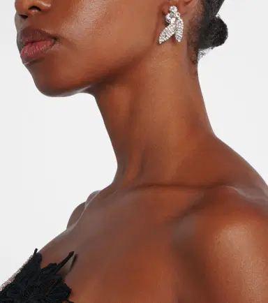 Jennifer Behr Alvara crystal-embellished earrings | Thumbnail 6