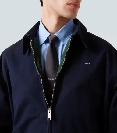 Prada Logo silk tie | Thumbnail 3 Prada Logo silk tie | Thumbnail 3