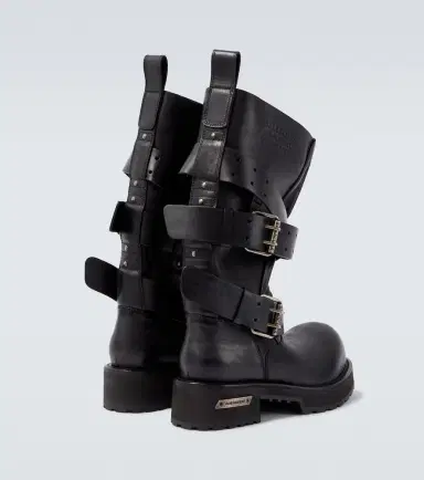 Balenciaga Venom leather biker boots | Thumbnail 2