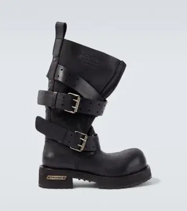 Balenciaga Venom leather biker boots | Thumbnail 4
