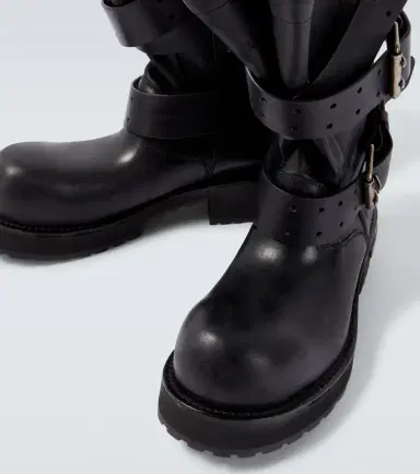 Balenciaga Venom leather biker boots | Thumbnail 5