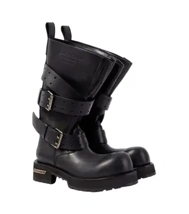 Balenciaga Venom leather biker boots | Thumbnail 1