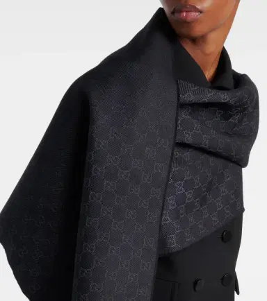 Gucci GG wool jacquard scarf | Thumbnail 5