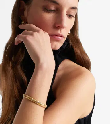 Pamela Zamore Clio 18kt gold bracelet with diamonds | Thumbnail 4