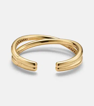 Engelbert Infinity Loop Medium 18kt gold cuff bracelet | Thumbnail 2