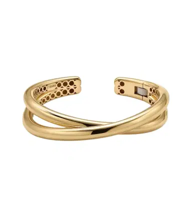 Engelbert Infinity Loop Medium 18kt gold cuff bracelet | Thumbnail 1
