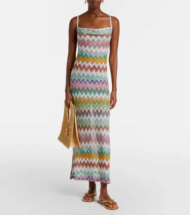 Missoni Zigzag lamé maxi dress | Thumbnail 4