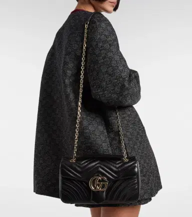 Gucci GG Marmont Medium leather shoulder bag | Thumbnail 6