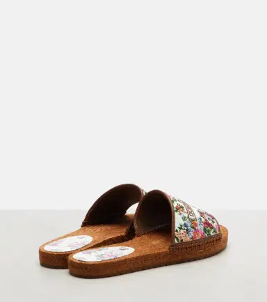 Dolce & Gabbana Floral espadrille slides | Thumbnail 3