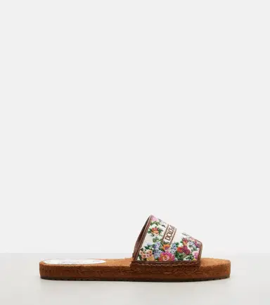 Dolce & Gabbana Floral espadrille slides | Thumbnail 4