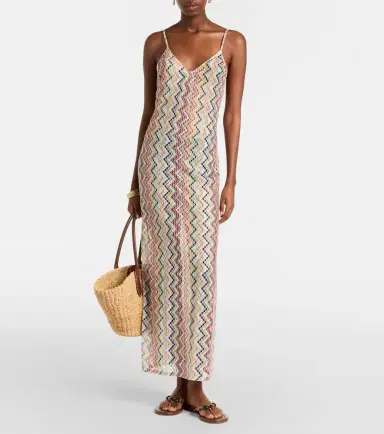 Missoni Zigzag lamé maxi dress | Thumbnail 4