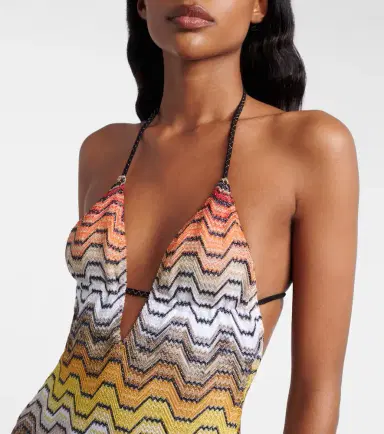 Missoni Halterneck lamé swimsuit | Thumbnail 4 Missoni Halterneck lamé swimsuit | Thumbnail 4