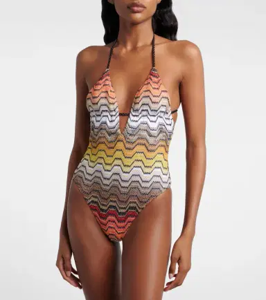 Missoni Halterneck lamé swimsuit | Thumbnail 5 Missoni Halterneck lamé swimsuit | Thumbnail 5