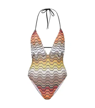 Missoni Halterneck lamé swimsuit | Thumbnail 1 Missoni Halterneck lamé swimsuit | Thumbnail 1
