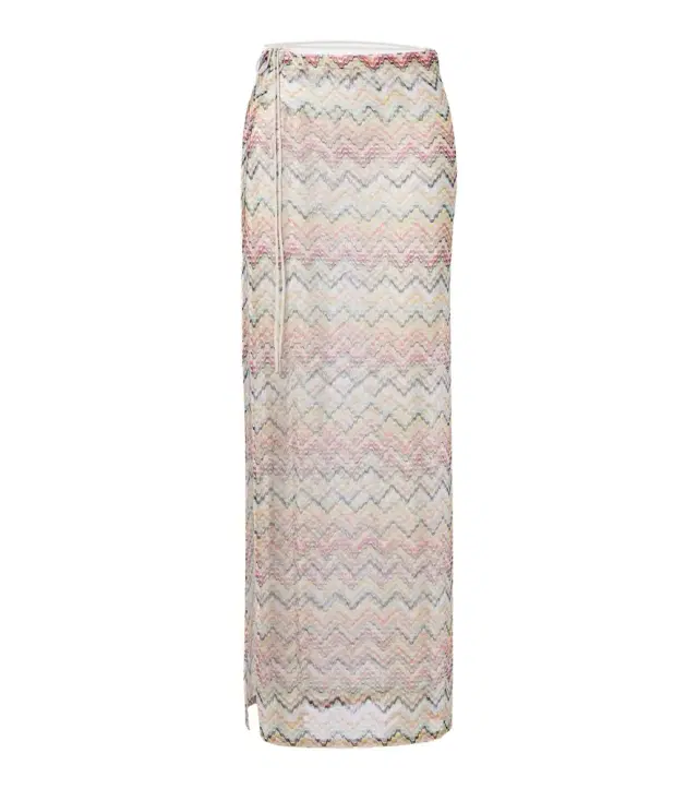 Missoni Zigzag mesh beach cover-up