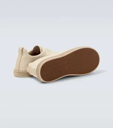 Zegna Triple Stitch canvas slip-on sneakers | Thumbnail 6 Zegna Triple Stitch canvas slip-on sneakers | Thumbnail 6