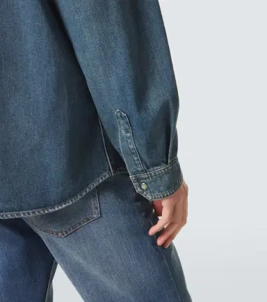 Versace Medusa denim overshirt | Thumbnail 5 Versace Medusa denim overshirt | Thumbnail 5