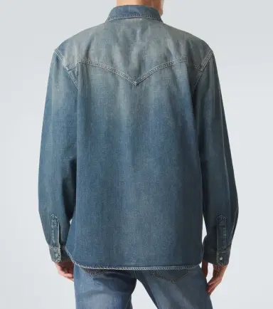 Versace Medusa denim overshirt | Thumbnail 6 Versace Medusa denim overshirt | Thumbnail 6