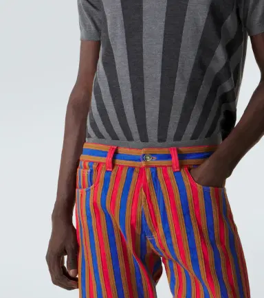 Versace Striped straight jeans | Thumbnail 6