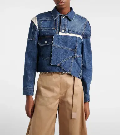 Sacai Patchwork denim jacket | Thumbnail 5 Sacai Patchwork denim jacket | Thumbnail 5