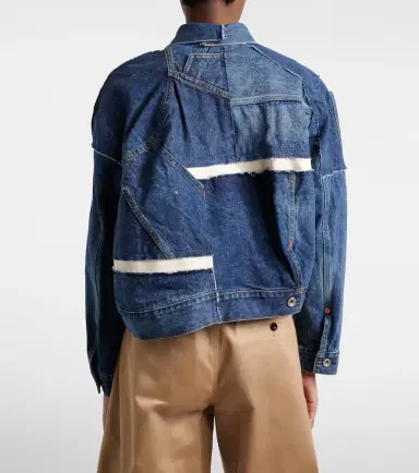 Sacai Patchwork denim jacket | Thumbnail 6 Sacai Patchwork denim jacket | Thumbnail 6