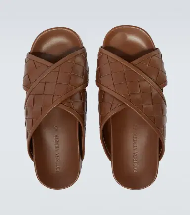 Bottega Veneta Tarik Intrecciato leather sandals | Thumbnail 4