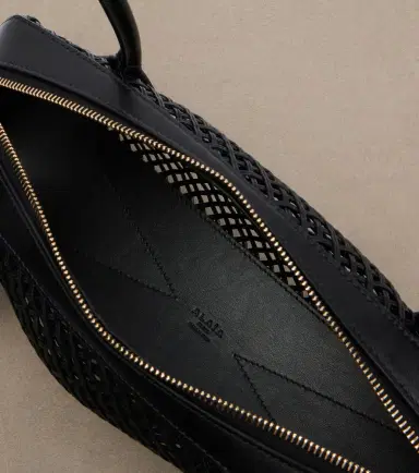 Alaïa Alaïa Le Teckel Medium woven leather shoulder bag | Thumbnail 2