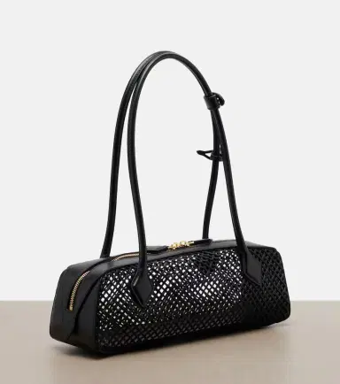 Alaïa Alaïa Le Teckel Medium woven leather shoulder bag | Thumbnail 4