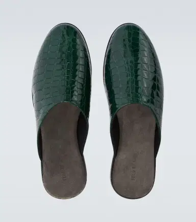 Fear of God Croc-effect leather mules | Thumbnail 5